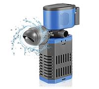 SOUSLOW Filtre d'aquarium Interne 8 W avec débit 900 L/H pour Eau Propre, débit d'air réglable, Faible Bruit et Silencieux