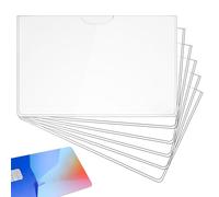 Sousses de protection des cartes à commerce, manche de cartes à négociation - Cartes de transport 10x Protecteur PVC | Couvertures de protection résistante à l'eau pour les femmes hommes adolescents