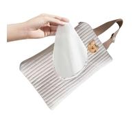 Soussineuse réutilisable de baby-linge, Baby Wipe Holder Voyage - Sac de voyage de distributeur de s en papier rechargeable portable,Récipient de serviette en papier à poussière, sac de poussette pour