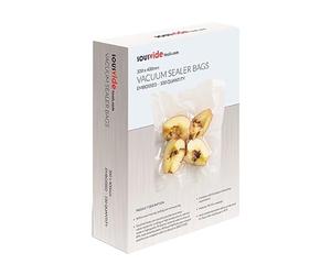 SousVideTools [SVT-09008] Vakuumbeutel, 100 Stück (300 x 400 mm) gaufrierte, lebensmittelechte Beutel zum Sous-Vide-Garen und zur Aufbewahrung, frei von BPA, gefrier-, koch- und mikrowellenfest