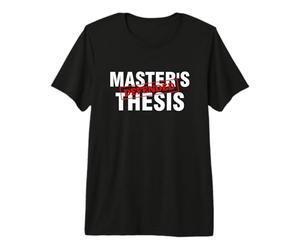 Soutenance de thèse de Master soutenue T-Shirt Haut de Gamme