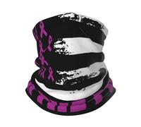 Soutenez La Campagne De Sensibilisation Au Cancer des Testicules « Le Drapeau Violet » Unisexe Bandeau Magique Respirant Echarpe Gaiter Anti-Solaire Balaclava pour Sports Motorcycle Yoga