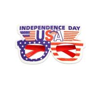 Soutenez la démocratie avec des lunettes patriotiques décorations patriotiques