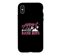 Soutenez la Faune élève Les garçons Maman des garçons Coque pour iPhone X/XS