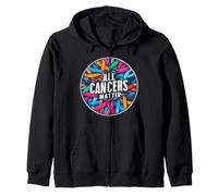 Soutenez la sensibilisation aux survivants du cancer de tous les cancers Matter Sweat à Capuche