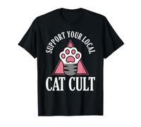 Soutenez Le Design de Patte culte de Votre Chat Local T-Shirt