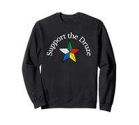 Soutenez Le Drapeau Traditionnel Druze Star Culture Pride Sweatshirt