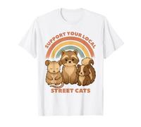 Soutenez l'équipe Locale des Chats de Rue Poubelle Opossum Raton Laveur Rat T-Shirt