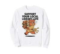 Soutenez Les clés secrètes de Votre bibliothèque Locale Late Bear Sweatshirt