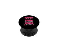 Soutenez Les Combattants Admirer Les survivants du Cancer du Sein PopSockets PopGrip Adhésif