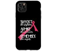 Soutenez Les Combattants Admirer survivant Souvenez-Vous du Cancer du Sein Meme Coque pour iPhone 11 Pro Max