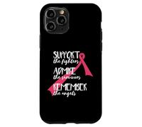 Soutenez Les Combattants Admirer survivant Souvenez-Vous du Cancer du Sein Meme Coque pour iPhone 11 Pro