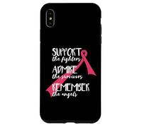 Soutenez Les Combattants Admirer survivant Souvenez-Vous du Cancer du Sein Meme Coque pour iPhone XS Max
