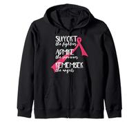 Soutenez Les Combattants Admirer survivant Souvenez-Vous du Cancer du Sein Meme Sweat à Capuche