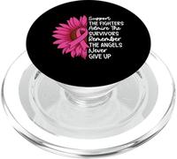 Soutenez Les Combattants, admirez Les survivants et souvenez-Vous de l'ange PopSockets PopGrip pour MagSafe