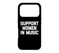 Soutenez Les Femmes dans la Musique - Drôle de Professeur de Musique Amant Musicien Coque pour iPhone 17 Pro