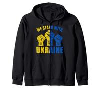 Soutenez l'Ukraine - Nous soutenons avec Le Drapeau de l'Ukraine Sweat à Capuche