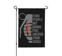 Soutenez PeopleBombs, drapeau « Non à la guerre », arrêtez d'armer Israël, libérez l'Amérique d'Israël, drapea