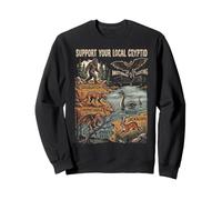Soutenez Vos Monstres d'halloween cryptides locaux Sweatshirt