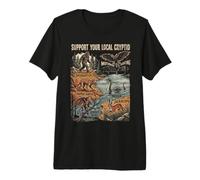 Soutenez Vos Monstres d'halloween cryptides locaux T-Shirt Haut de Gamme