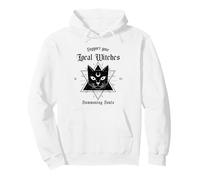 Soutenez Vos sorcières locales (Graphique de Chat Sorcier) Sweat à Capuche