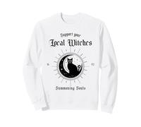 Soutenez Vos sorcières locales (Graphique de Chat Sorcier) Sweatshirt
