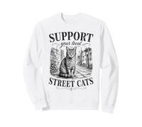 Soutenez Votre Amoureux des Chats de Rue locaux Sweatshirt
