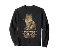 Soutenez Votre Amoureux des Chats de Rue locaux Sweatshirt