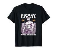 Soutenez Votre Argot Alpha drôle Meme Gen des Agriculteurs locaux Aura Farmers T-Shirt