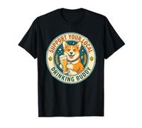 Soutenez Votre bière Corgi Local Drinking Buddy T-Shirt