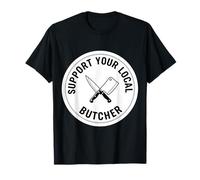 Soutenez Votre Boucher Local Carnivore Diet Meat Eater Keto T-Shirt