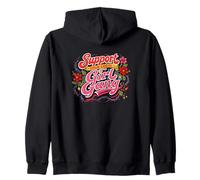 Soutenez Votre Gang féministe Local Art Floral Sweat à Capuche