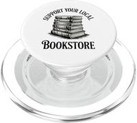 Soutenez Votre librairie Locale lisant des Livres auteur écrivain PopSockets PopGrip pour MagSafe