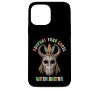 Soutenez Votre Masque de Sorcier et de chaman Local Coque pour iPhone 13 Pro Max