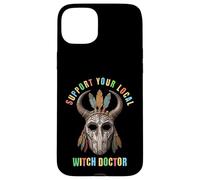 Soutenez Votre Masque de Sorcier et de chaman Local Coque pour iPhone 15 Plus