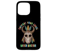 Soutenez Votre Masque de Sorcier et de chaman Local Coque pour iPhone 15 Pro Max