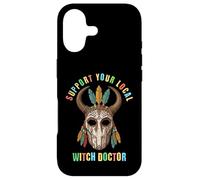 Soutenez Votre Masque de Sorcier et de chaman Local Coque pour iPhone 17