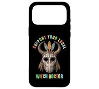 Soutenez Votre Masque de Sorcier et de chaman Local Coque pour iPhone 17 Pro Max