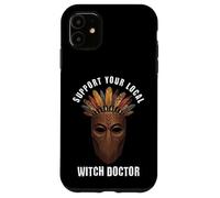 Soutenez Votre Masque Tribal de sorcière Locale Coque pour iPhone 11