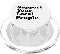 Soutenez Votre Population Locale (déclaration humanitaire) PopSockets PopGrip pour MagSafe