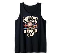 Soutenez Votre réparation Locale CAF Droit au café Débardeur