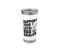 Soutenez votre revendeur d'œufs local Gobelet isotherme en acier inoxydable double paroi