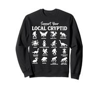 Soutenez Votre Tableau des créatures légendaires cryptides locales Sweatshirt