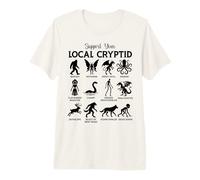 Soutenez Votre Tableau des créatures légendaires cryptides locales T-Shirt Haut de Gamme