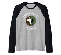 Soutenez Wildlife Raise Boys Mother's Day Funny Boy Mom Manche Raglan