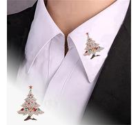 Soutenir La Cause Survivante de costume, ornement de Corsage pour femmes, broche d'arbre noël Cancer du Sein 2025 Epingle (Red, 5. 5X4. 1CM)