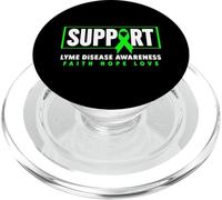 Soutenir la maladie de Lyme - Ruban Vert Sensibilisation à la maladie de Lyme PopSockets PopGrip pour MagSafe