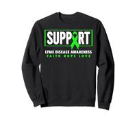 Soutenir la maladie de Lyme - Ruban Vert Sensibilisation à la maladie de Lyme Sweatshirt
