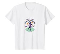 Soutenir Les athlètes féminines T-Shirt, Enfant, Blanc, 10 Ans
