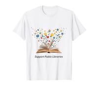 Soutenir Les bibliothèques publiques Literacy Matters Bibliothèan Advocate T-Shirt